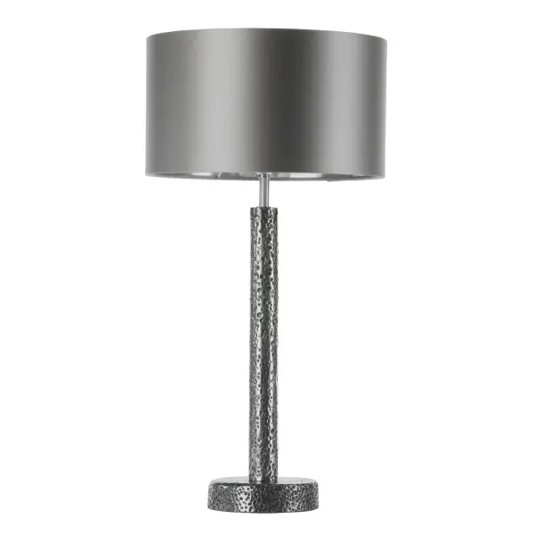 Sloane Hammered Pewter Table Lamp