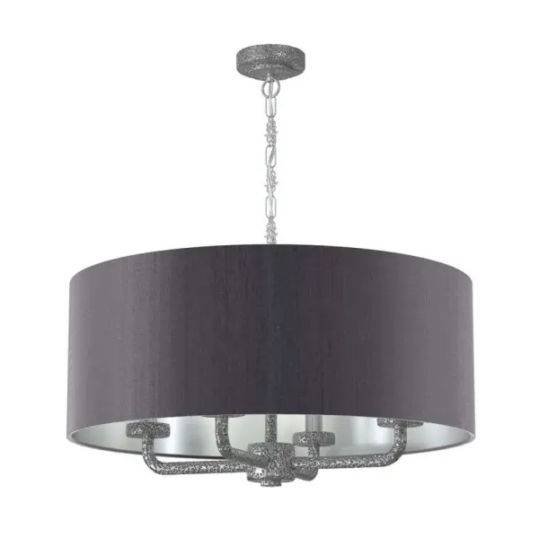 Sloane 4 Light Pendant with Bespoke Drum Shade