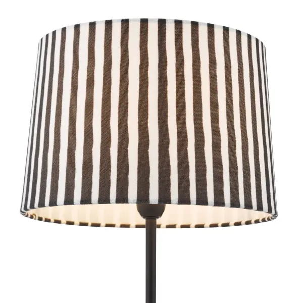 Sosa Matt Black Table Lamp C/W Shade