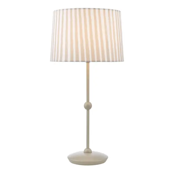 Sosa Matt Taupe Table Lamp C/W Shade