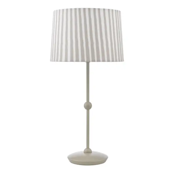 Sosa Matt Taupe Table Lamp C/W Shade