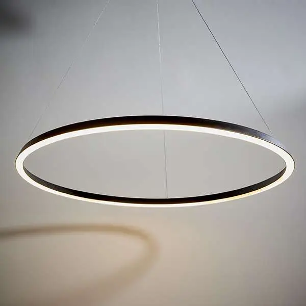 Staten LED Pendant in Matt Black Finish