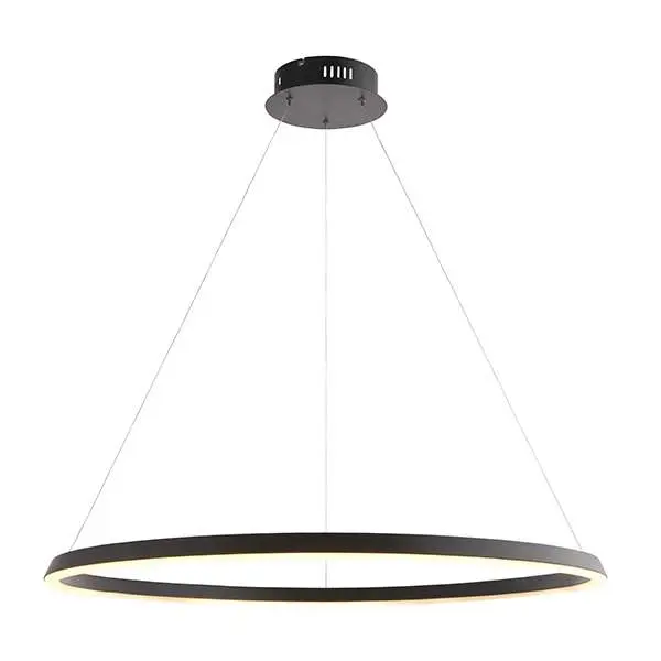 Staten LED Pendant in Matt Black Finish