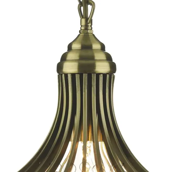 Suri 1-Light Antique Brass Fitting