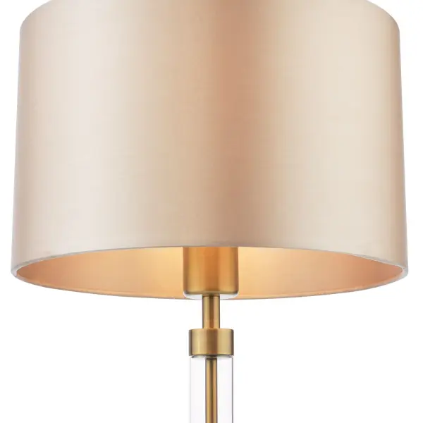 Sylvester Antique Brass Table Lamp C/W Shade