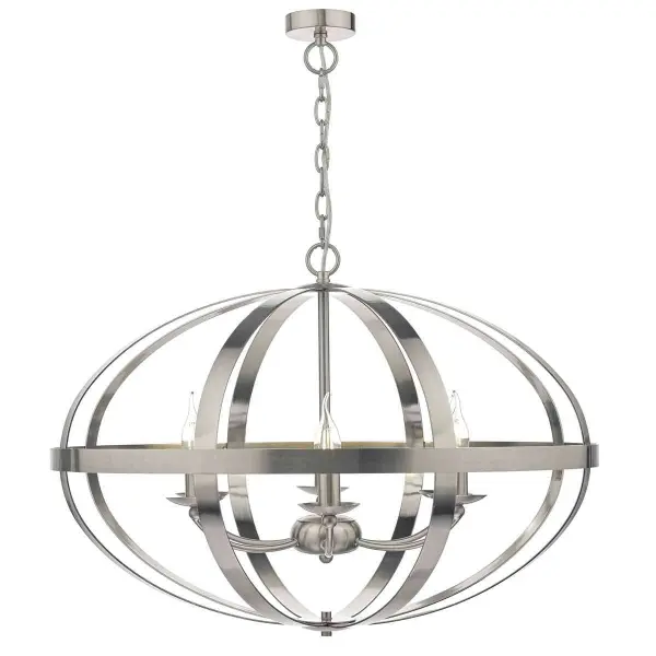 Symbol 6lt Pendant Satin Chrome