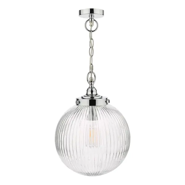 Tamara IP44 Polished Chrome Pendant