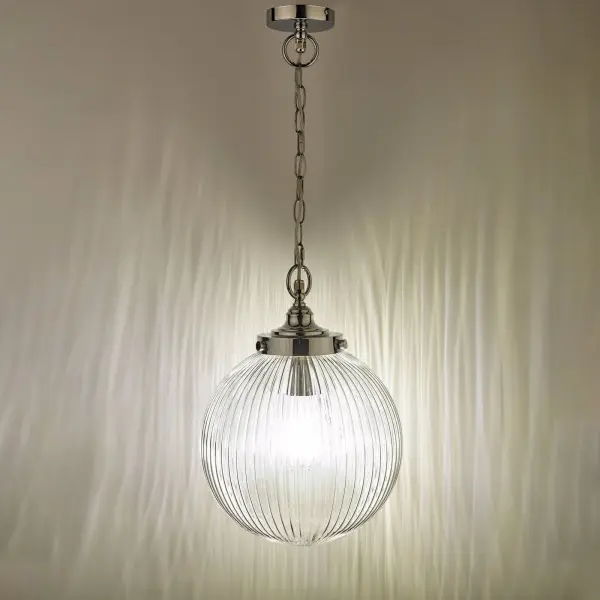 Tamara IP44 Polished Chrome Pendant