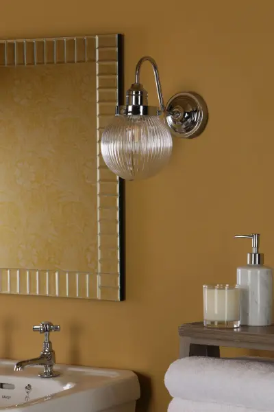 Tamara IP44 Polished Chrome Wall Light