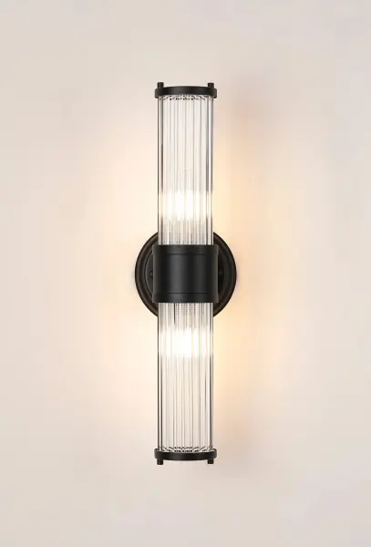 Appeal Up & Down Wall Light in Satin Black