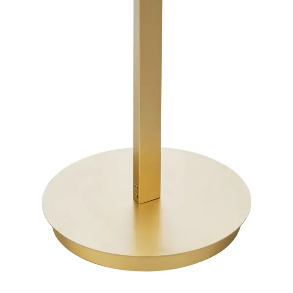 Tauri Gold & Opal Glass Floor Lamp