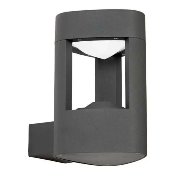 Tribeca CCT Textured Grey Wall Light IP54