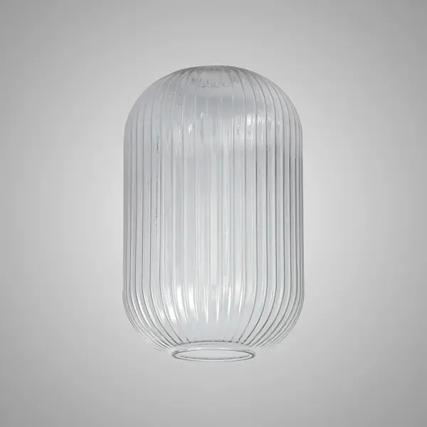 Meel 20cm Cylinder Clear Glass Shade