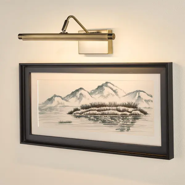Tyrus 35cm Brushed Bronze LED Picture Light
