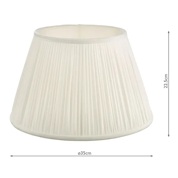 Ulyana 350mm Ivory Shade