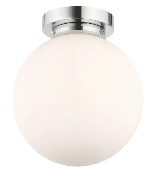 Vanity 1 Light Flush Polished Chrome IP44