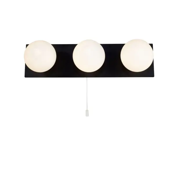 Vanity 3 Light Matt Black IP44