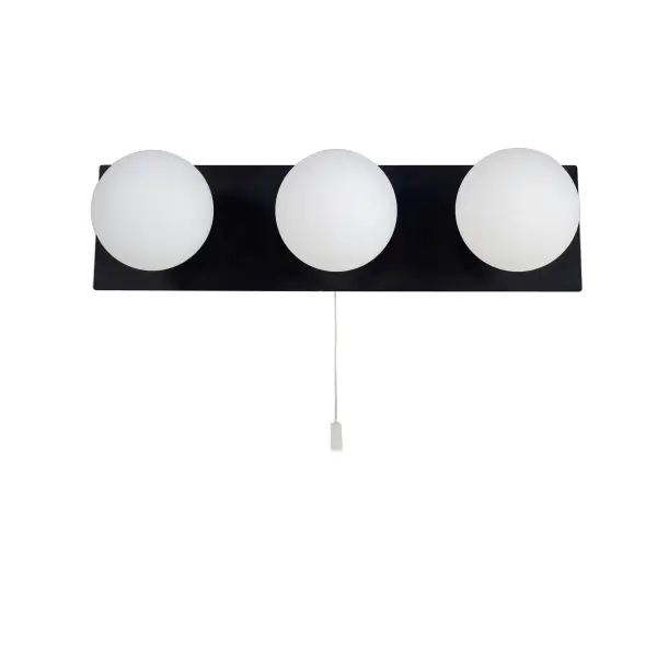 Vanity 3 Light Matt Black IP44