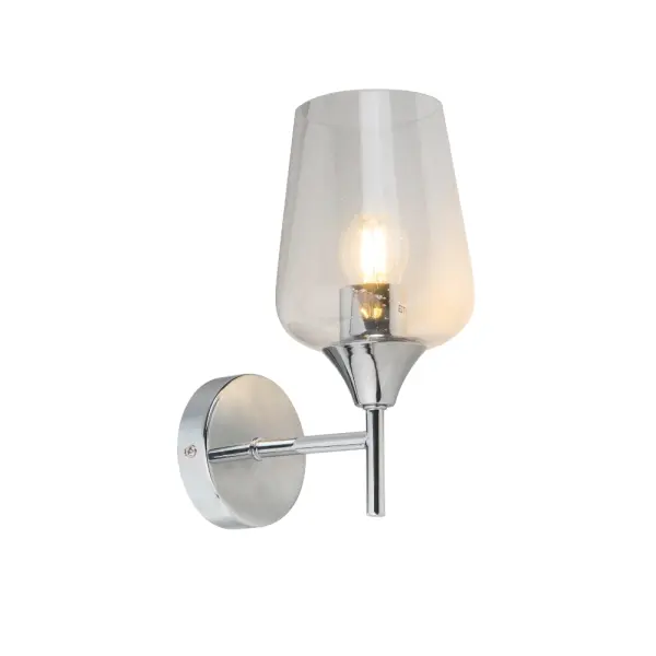 Vino Single Polished Chrome Wall Light