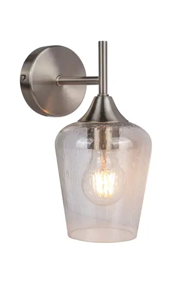 Vino Single Satin Chrome Wall Light