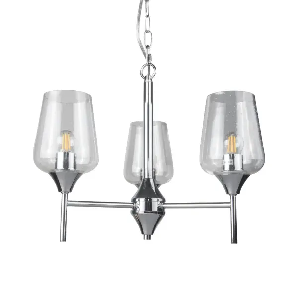Vino 3 Light Polished Chrome Pendant