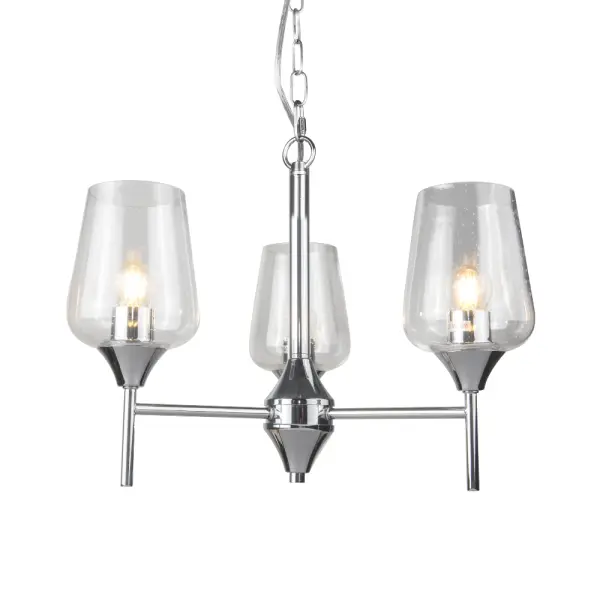 Vino 3 Light Polished Chrome Pendant