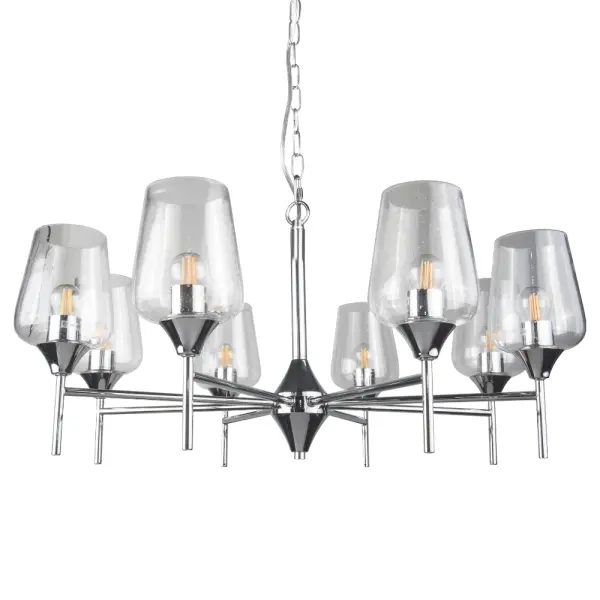 Vino 8 Light Polished Chrome Pendant