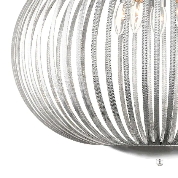 Vita 5 Light Etched Aluminium Oval