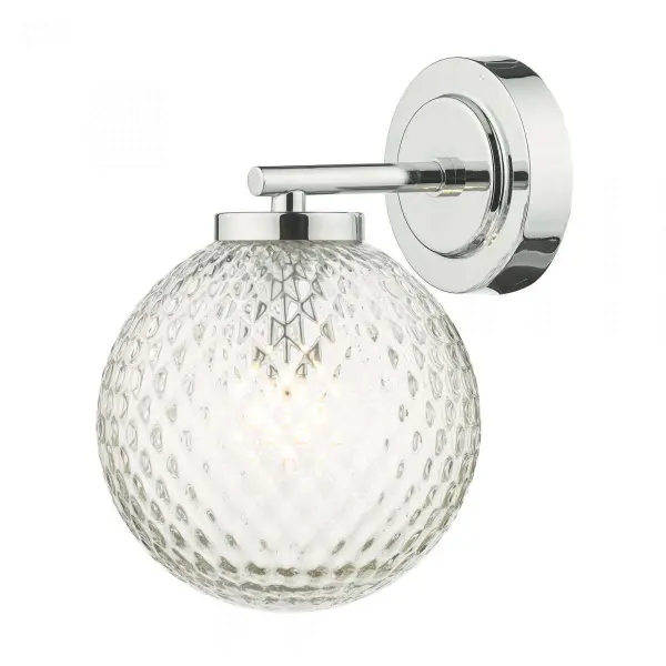 Wayne Wall Light Polished Chrome Glass IP44