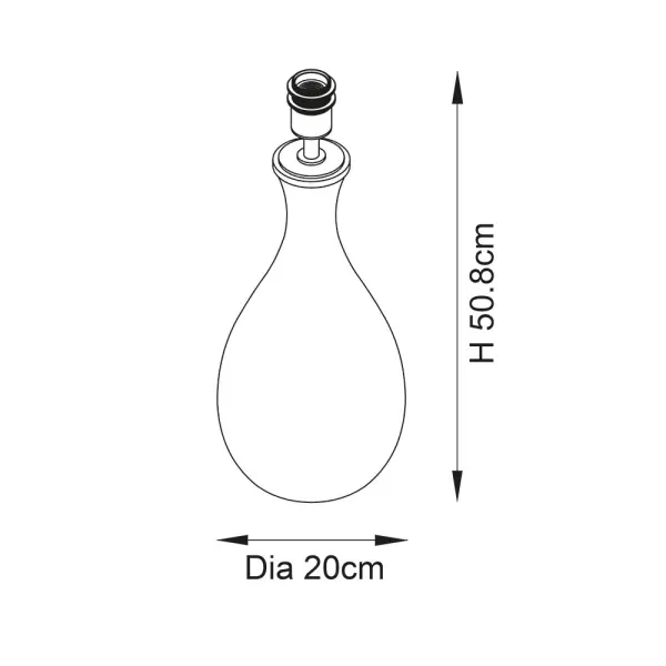 White and Grey Glass Base Only