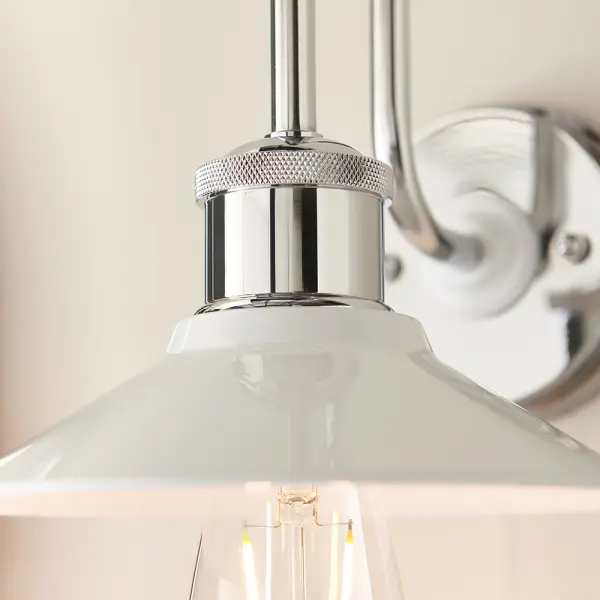 The Anglers Wall Light in Chrome