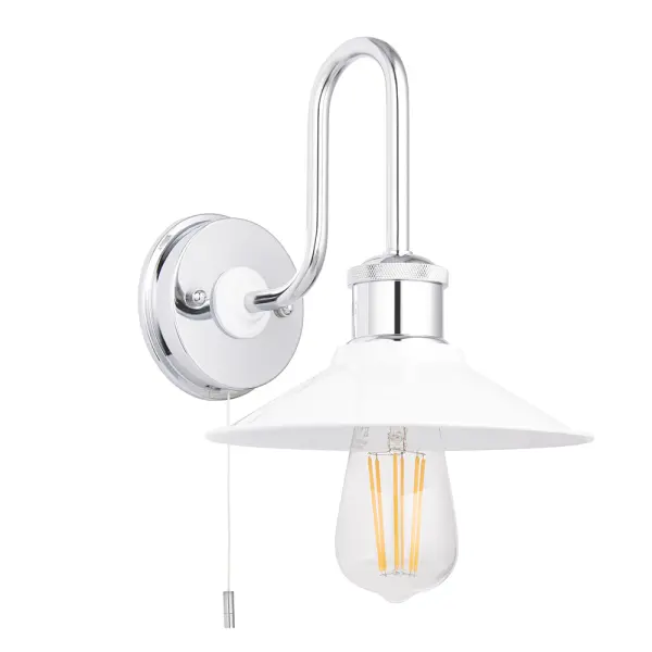 The Anglers Wall Light in Chrome