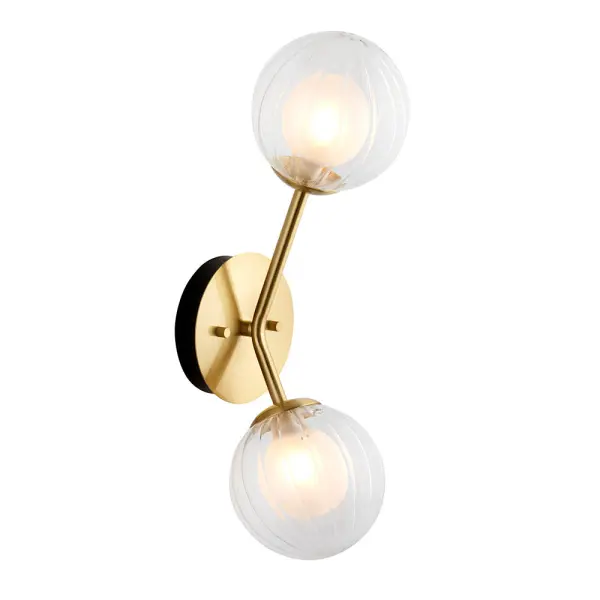 March Wall Light in Satin Brass