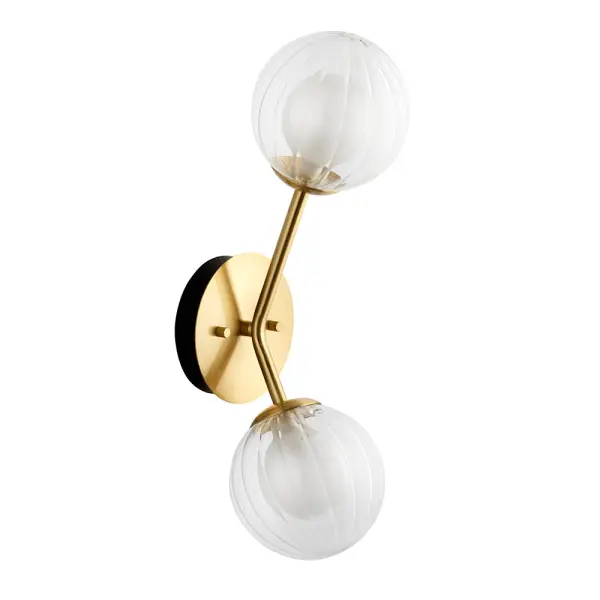 March Wall Light in Satin Brass