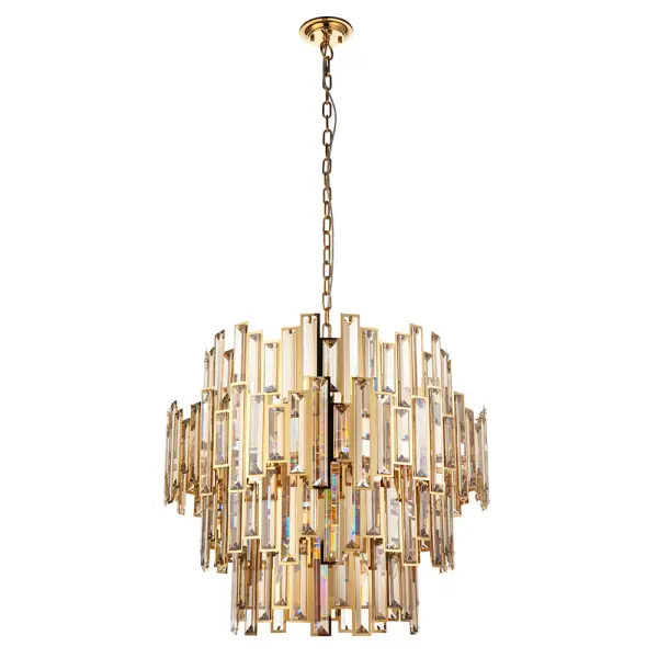 Viviana 15 Light Gold & Champagne Chandelier