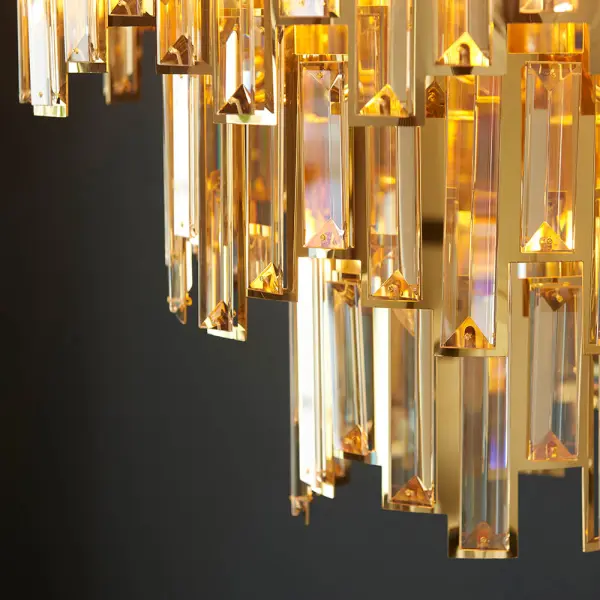 Viviana 12 Light Gold & Champagne Chandelier