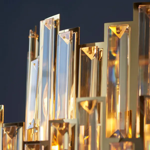 Viviana 12 Light Gold & Champagne Chandelier