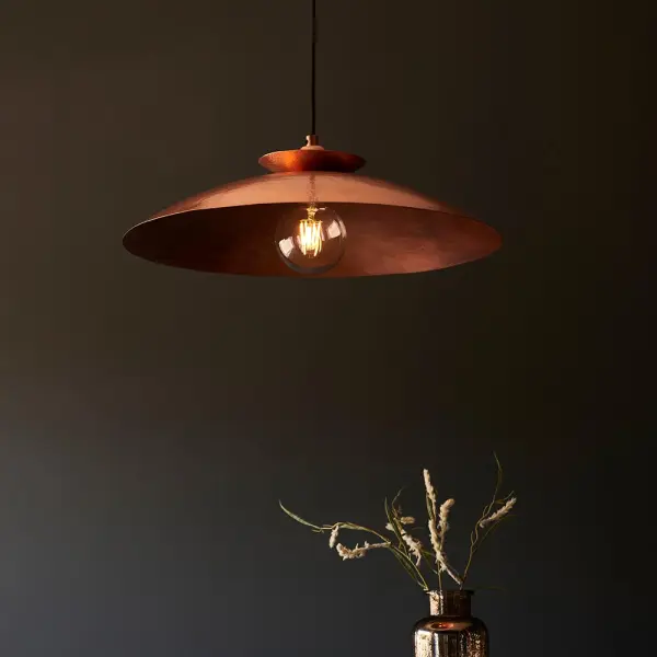 Craft Copper Hammered Pendant