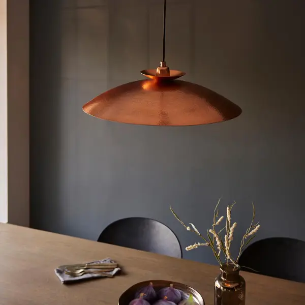 Craft Copper Hammered Pendant