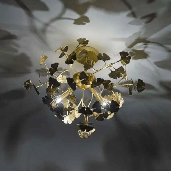 Yadira 4lt Semi Flush Gold Effect