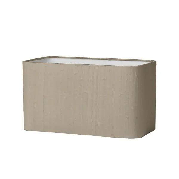 Zoffany 30CM Rounded Rectangle 100% Silk Shade with Colour Options