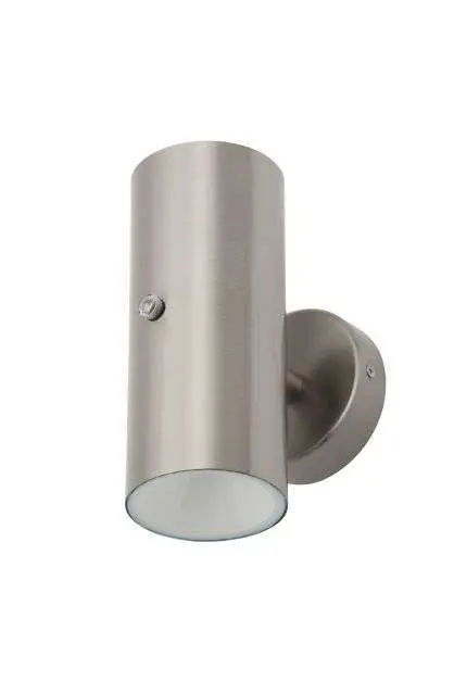 Melo Stainless Steel Up & Down Light with a Photocell Sensor IP44