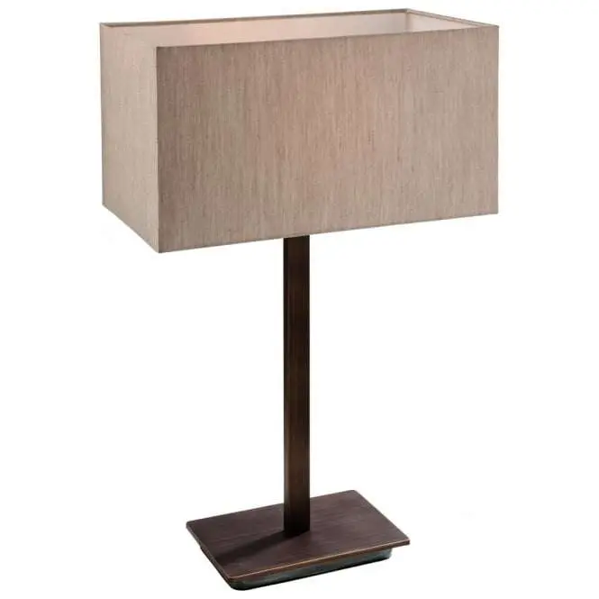 Modern Bronze Black Oyster Table Light Fitting