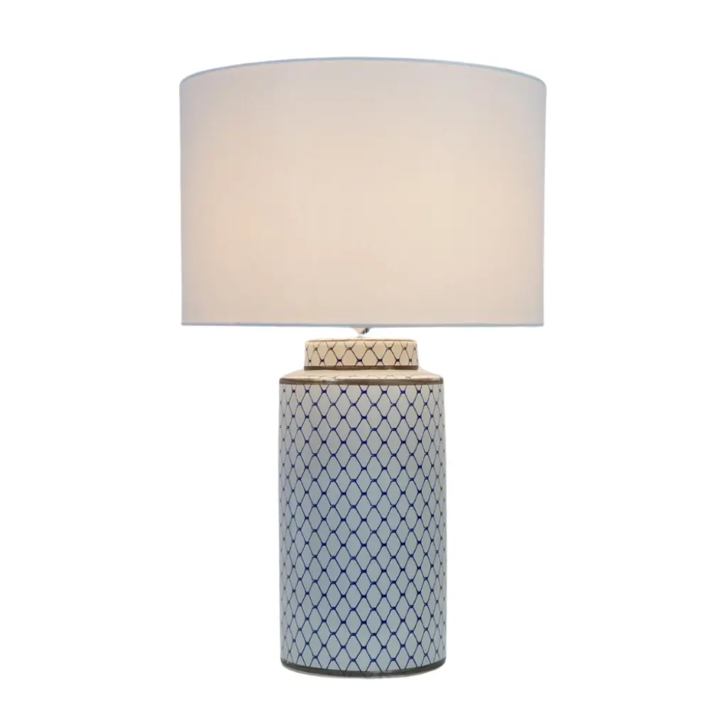 Monroe Ceramic Table Lamp C/W Shade