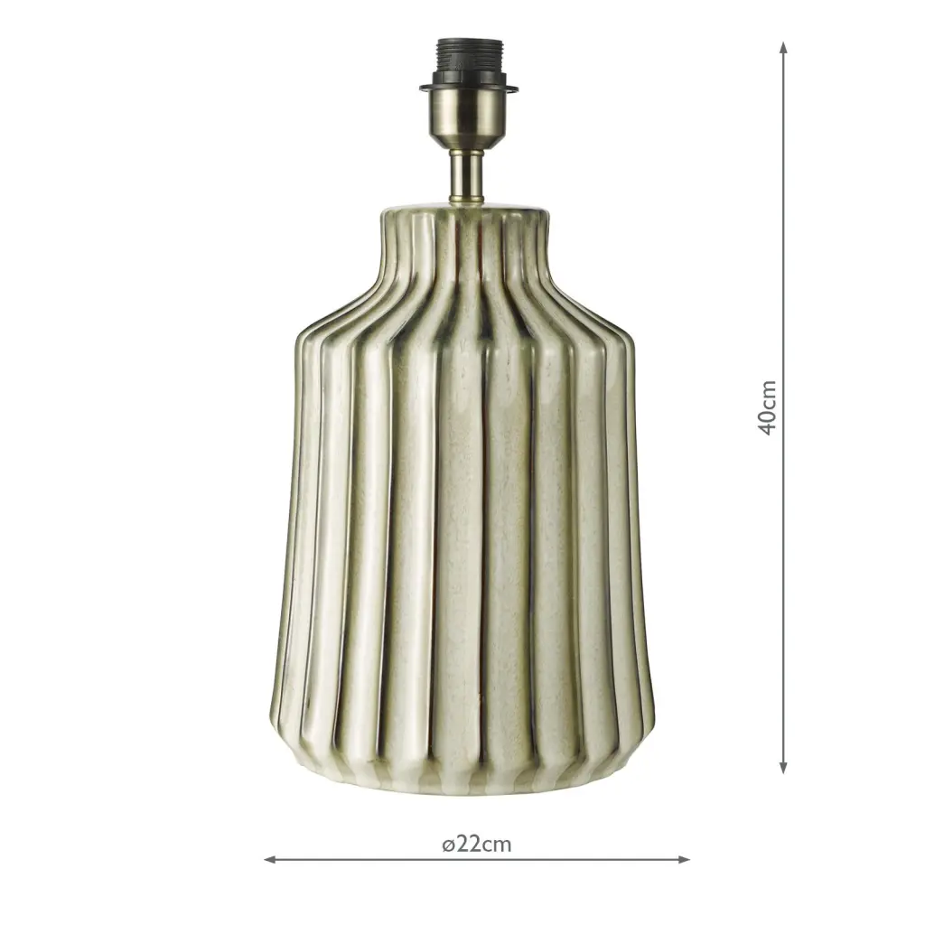 Nedra Natural Table Lamp Base Only