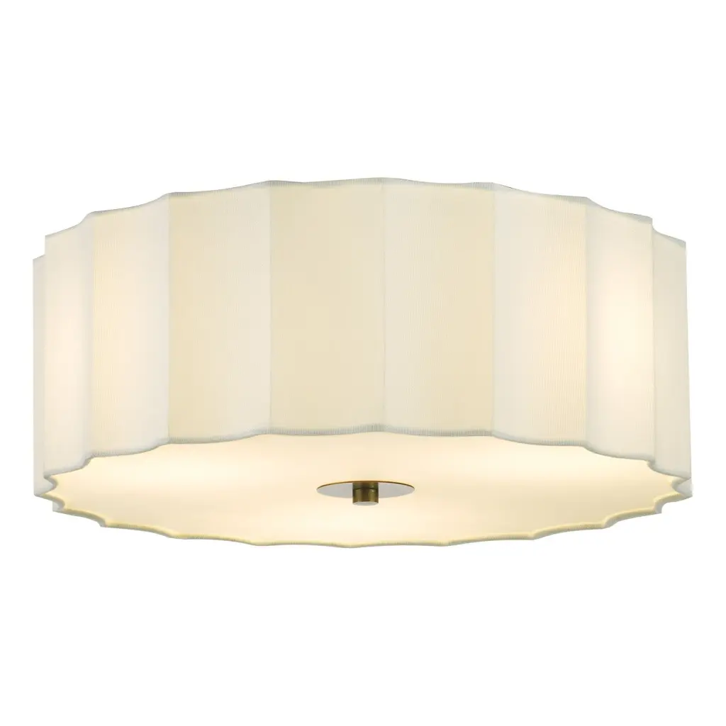 Noura Ivory & White Flush Fitting