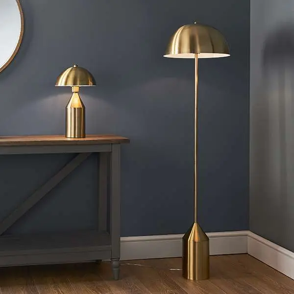 Nova Table Lamp in Antique Brass Finish