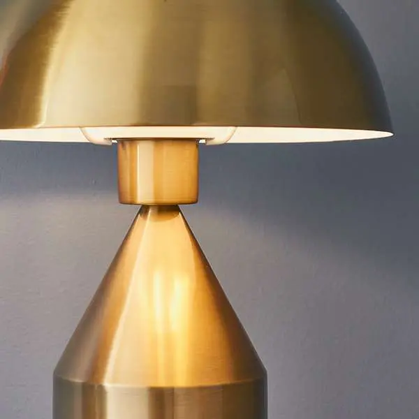 Nova Table Lamp in Antique Brass Finish