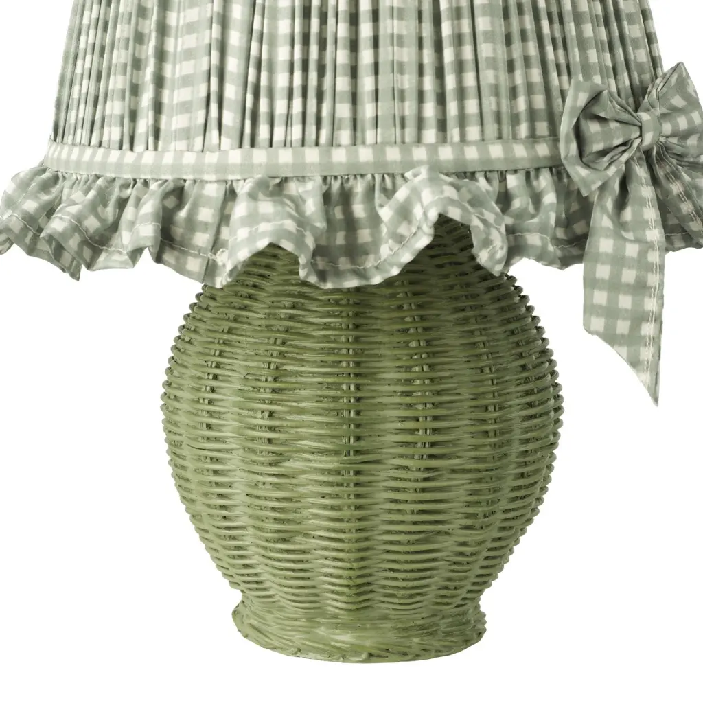 Omer Green Table Lamp C/W Shade