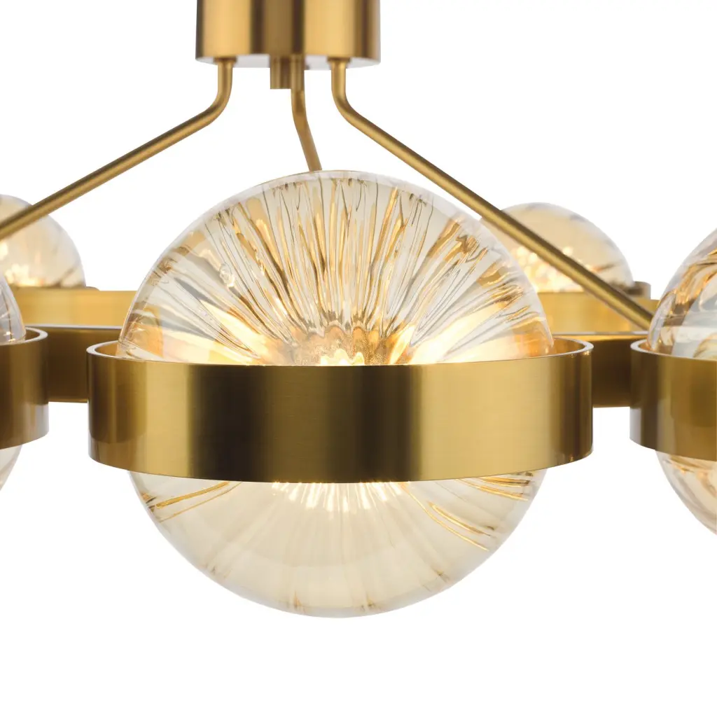 Ophira Antique Gold 12 Light Ceiling Pendant